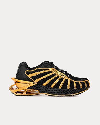 Plein Sport Thunderstorm GenX 01 Noire Gold Low Top Sneakers