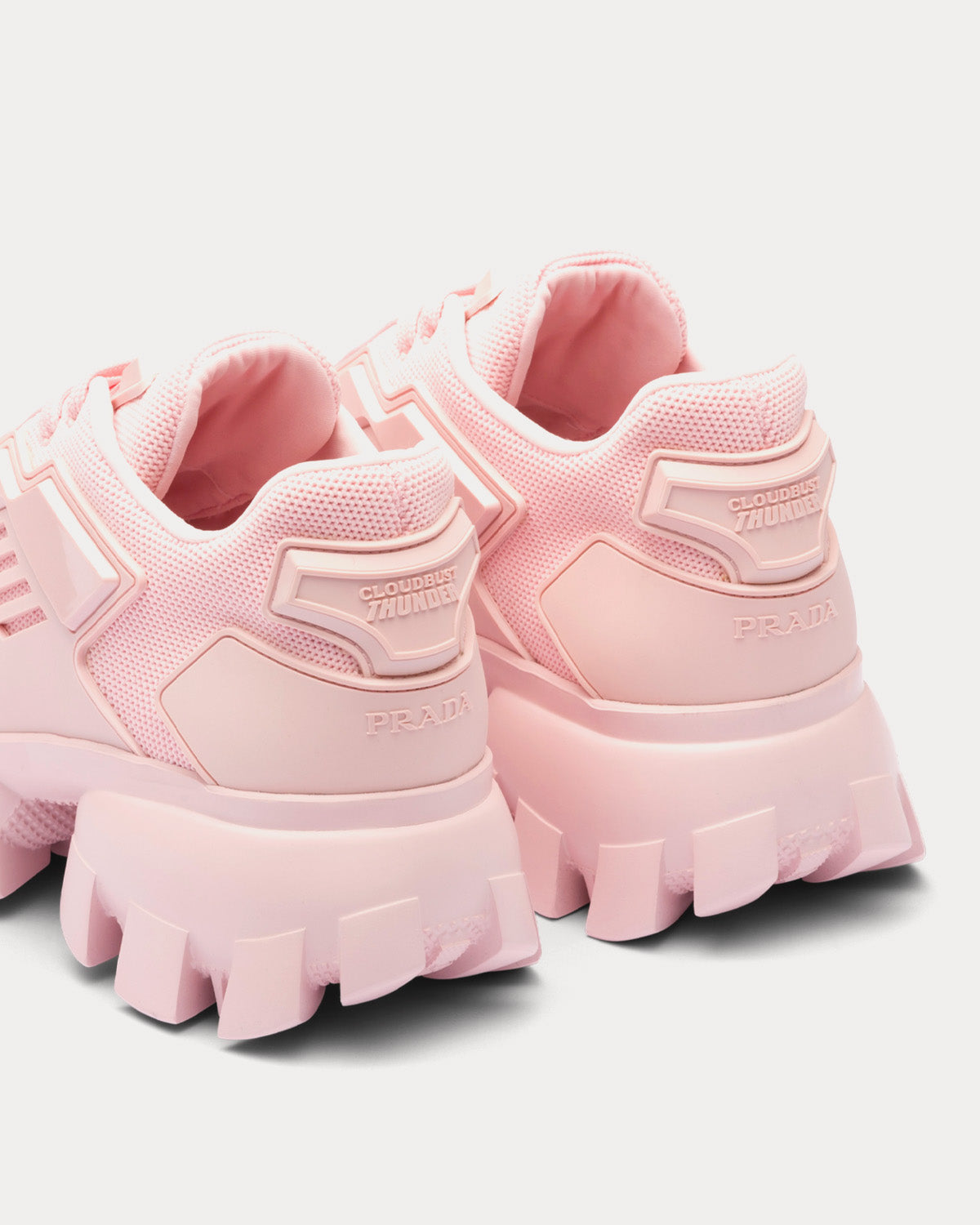 Prada Cloudbust Thunder Alabaster Pink Low Top Sneakers - 3