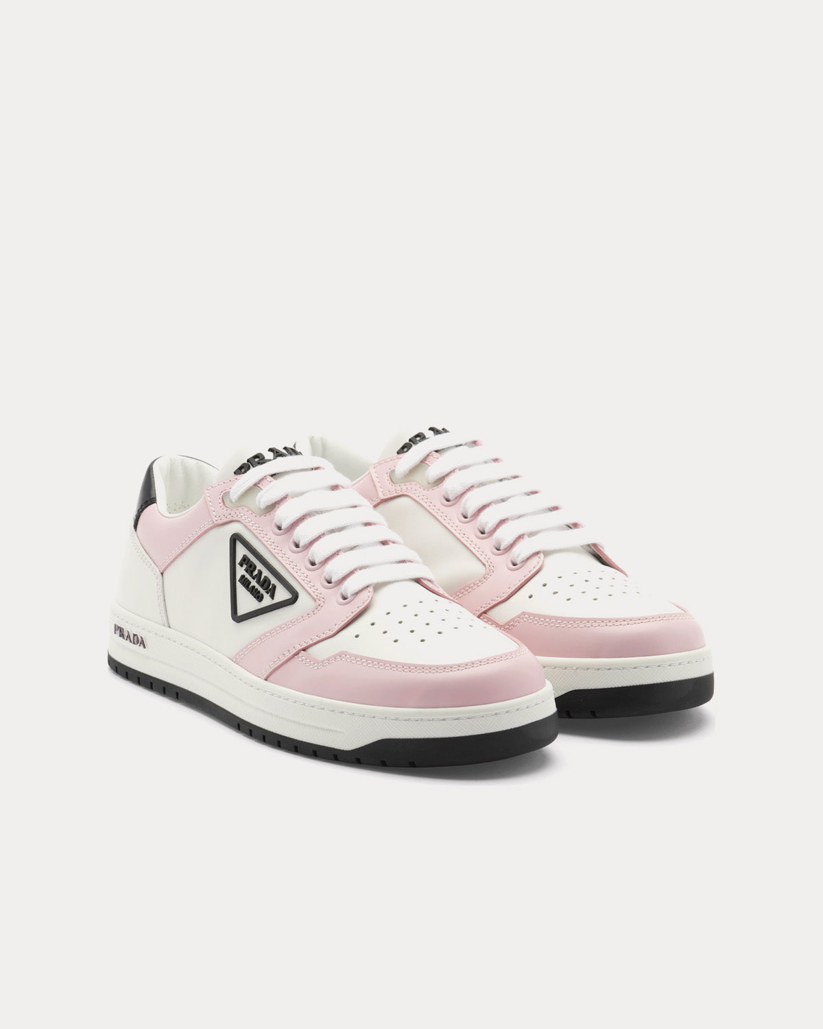 Prada pink and white sneakers sale