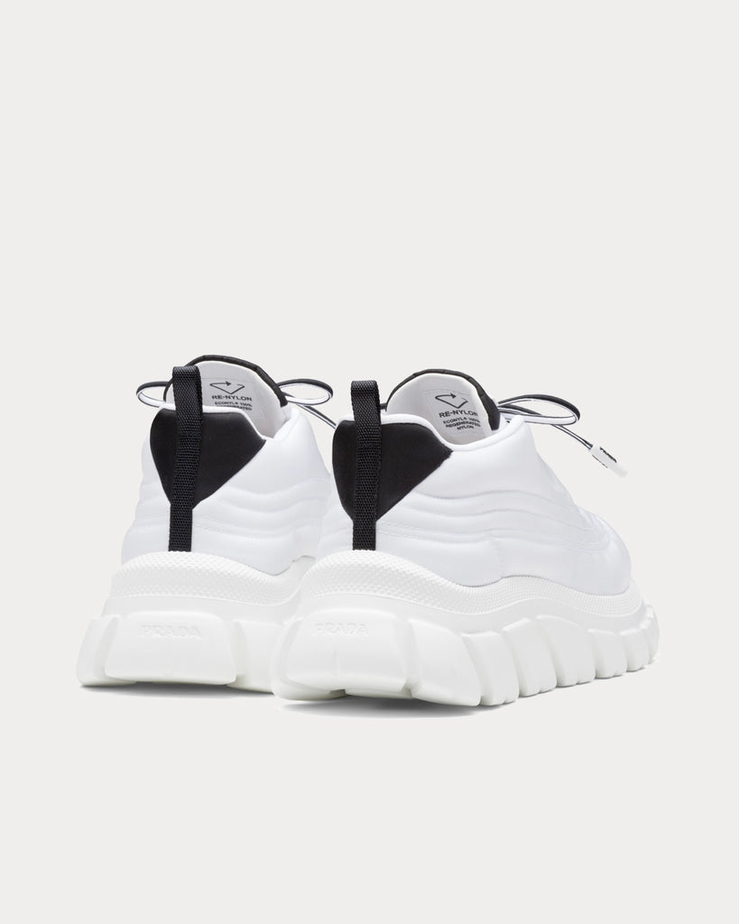 Prada Rush Gabardine Re-Nylon White Low Top Sneakers - Sneak in Peace