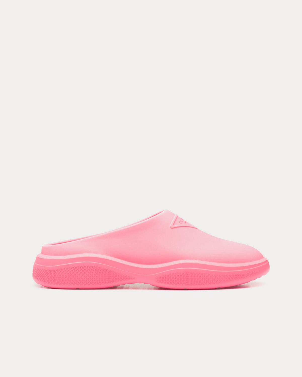 Prada Foam Rubber Begonia Pink Mules - 1