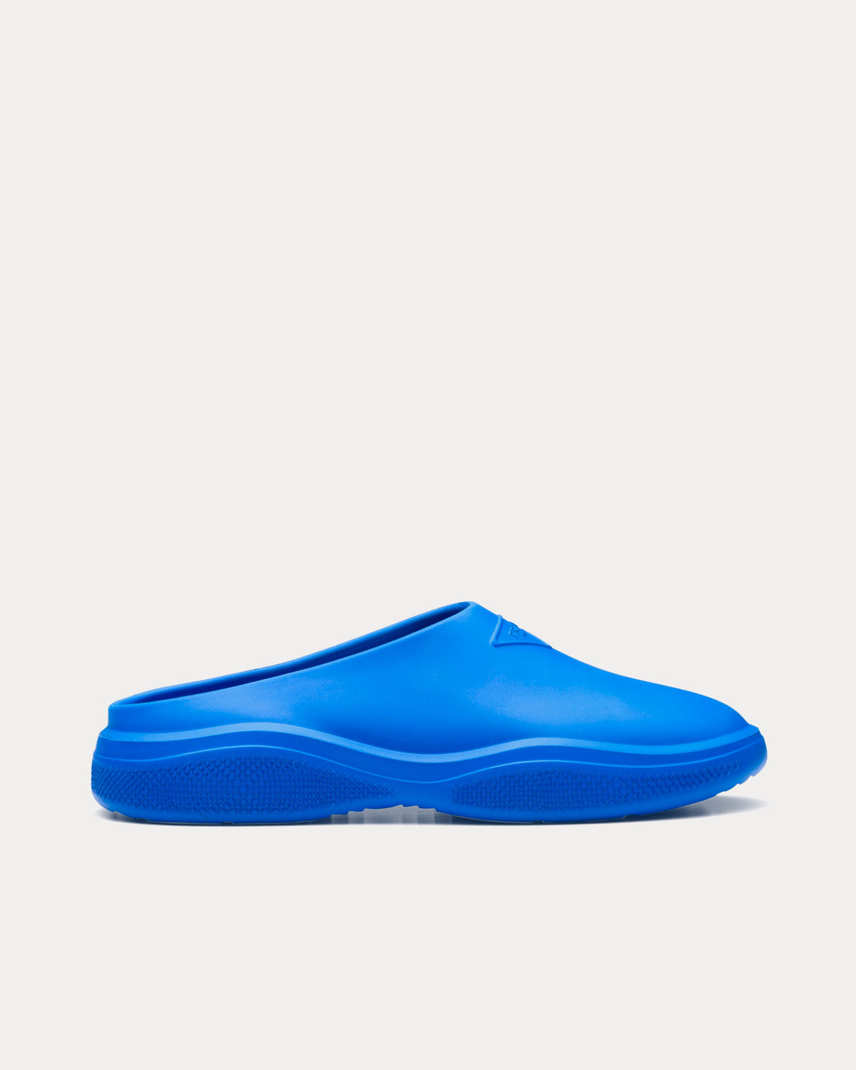 Prada Foam Rubber Light Blue Mules - 1