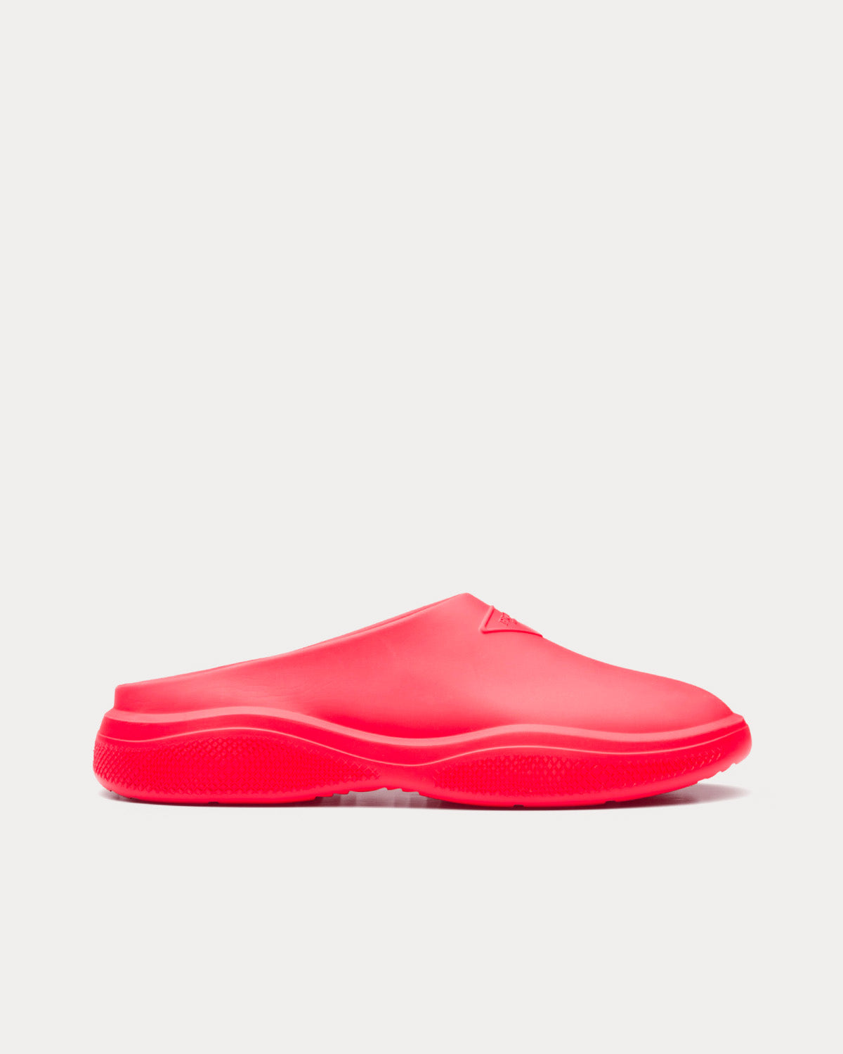 Prada Foam Rubber Red Mules - 1