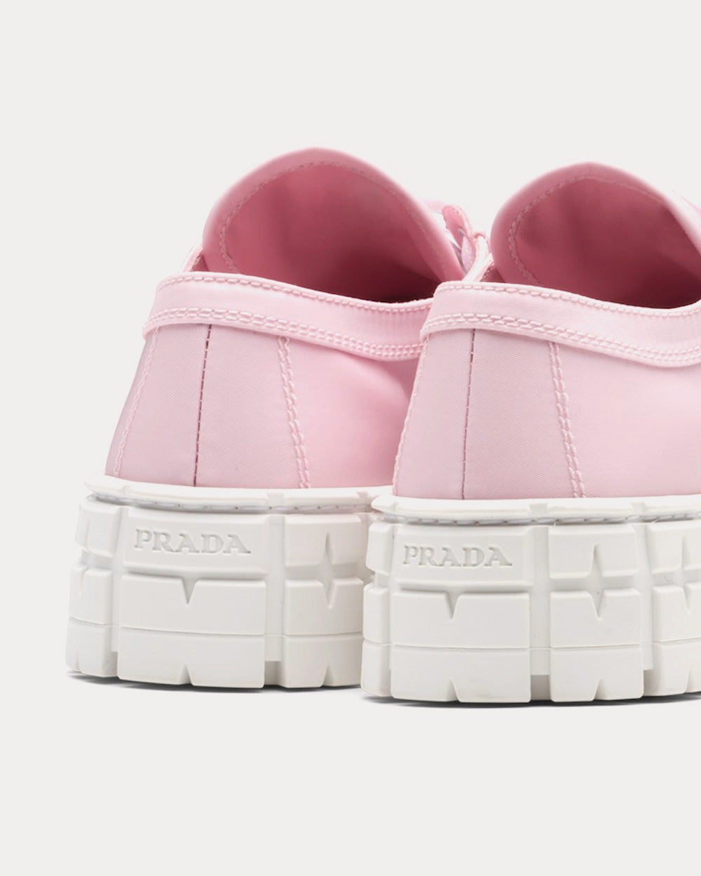 Pink prada platform sneakers sale