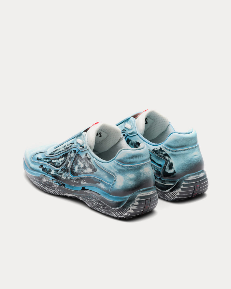 Prada x Cass America's Cup 'D3cay' D3 Sky Blue Low Top Sneakers - 3