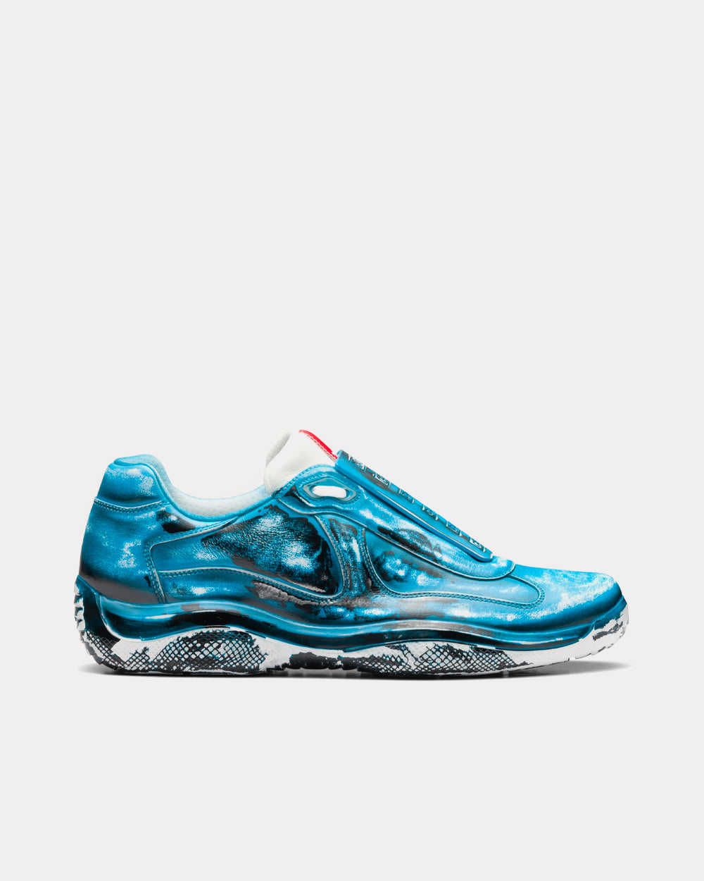 Prada x Cass America's Cup 'D3cay' D6 Shock Blue Low Top Sneakers - 1