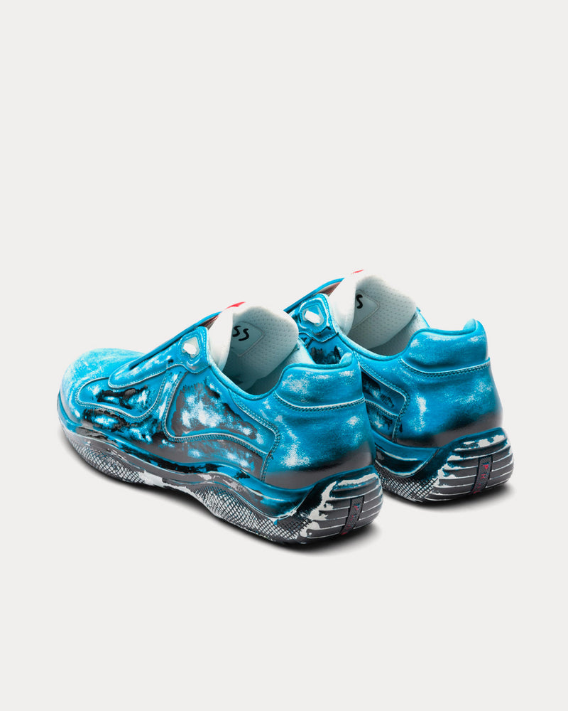 Prada x Cass America's Cup 'D3cay' D6 Shock Blue Low Top Sneakers - 3