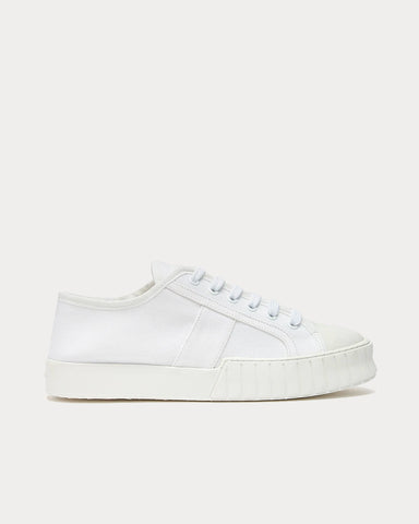 Primury Divid White / White Low Top Sneakers