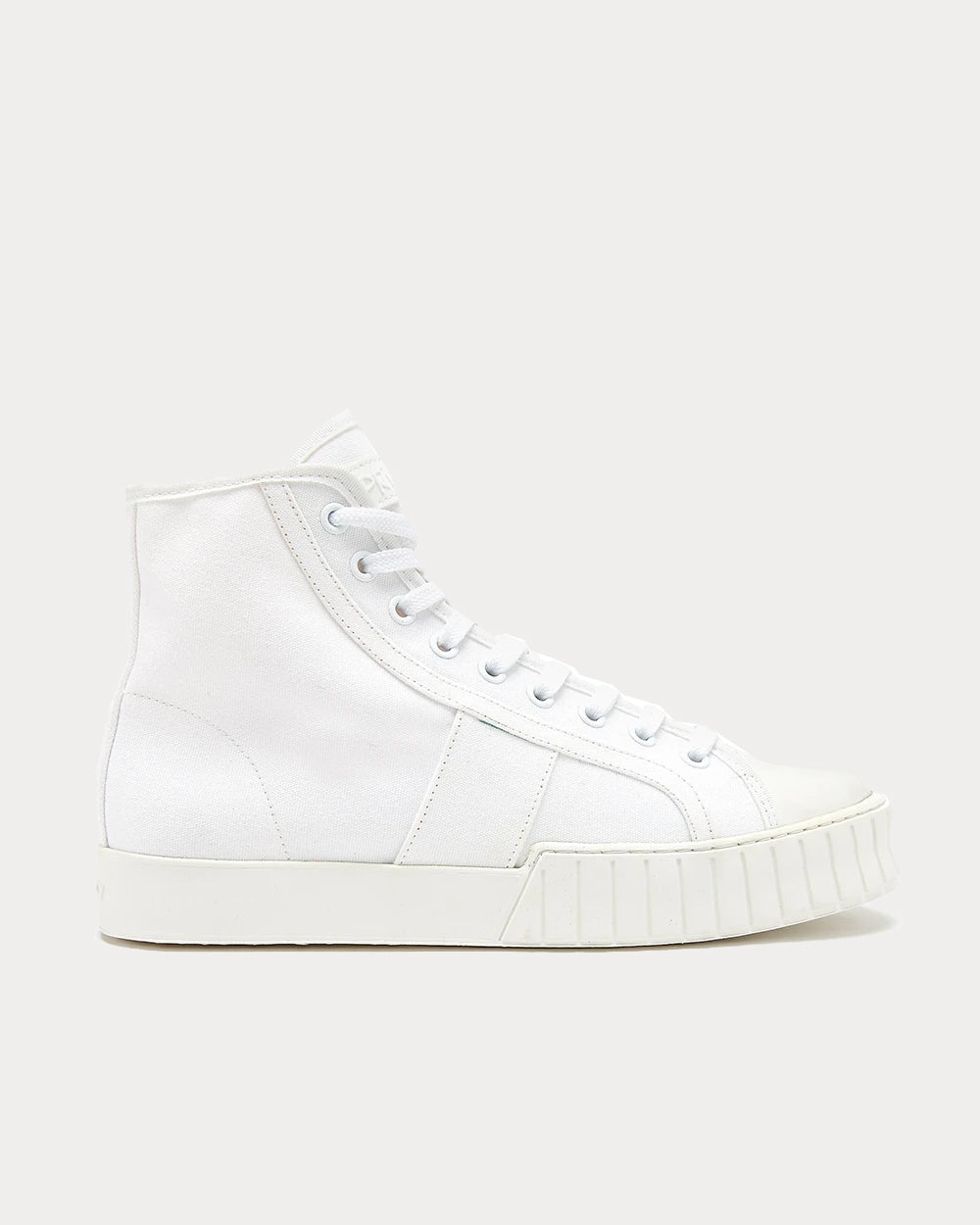 Primury Divid Mid White High Top Sneakers - 1