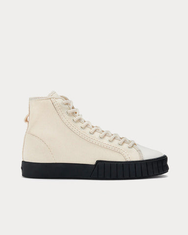 Primury x Xenia Telunts Divid Black / Creme High Top Sneakers