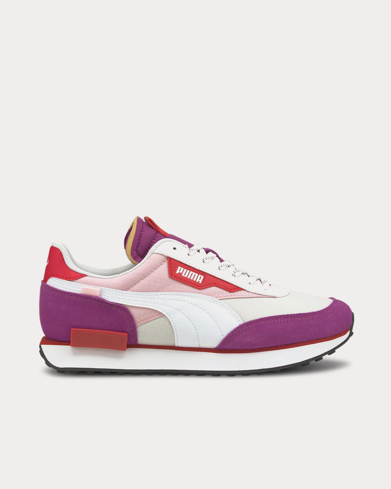 Puma Future Rider Plum Byzantium / White / Pink Lady Low Top Sneakers - 1