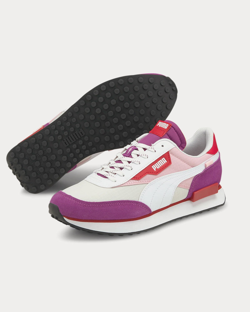 Puma Future Rider Plum Byzantium / White / Pink Lady Low Top Sneakers - 2