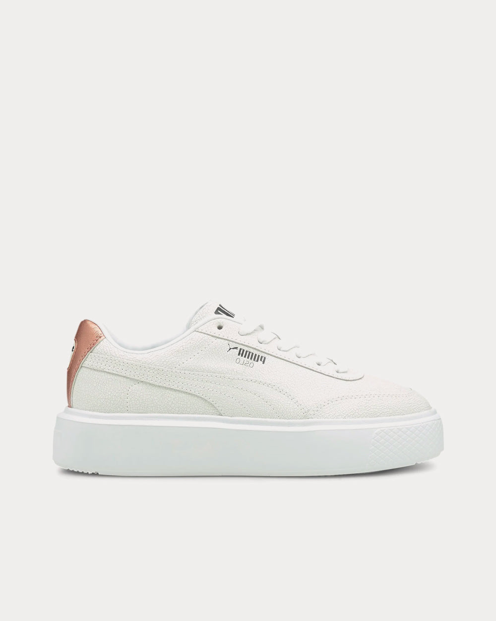 Puma Oslo Maja Cracked White Low Top Sneakers - 1