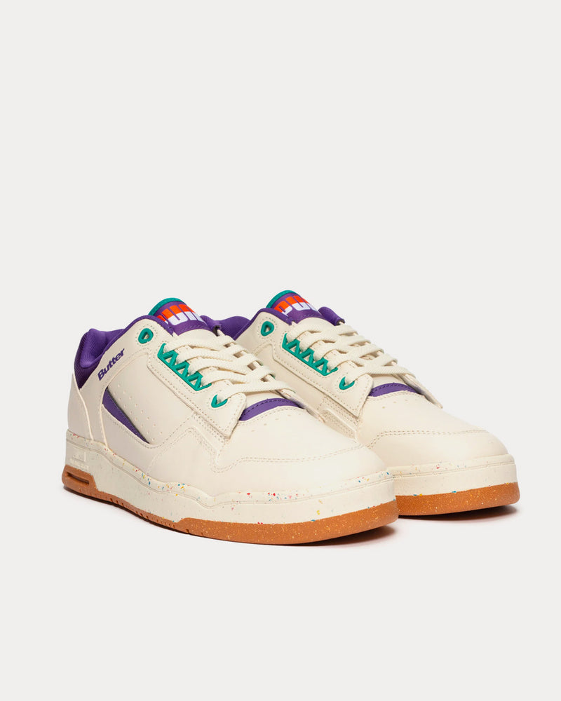 Puma x Butter Goods Slipstream Lo Whisper White / Prism Violet Low Top Sneakers - 2