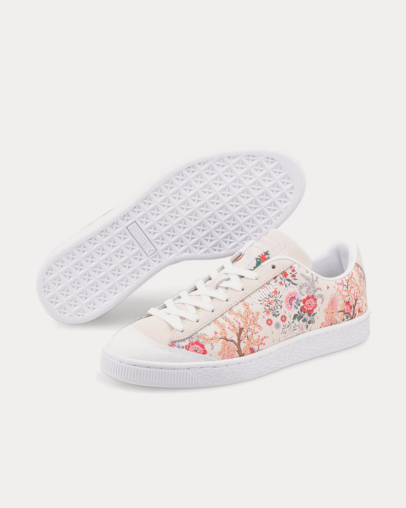 Puma x Liberty Basket Birch Low Top Sneakers - 3