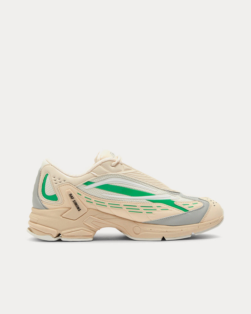 Raf Simons Ultrasceptre Cream / Light Grey / Green Low Top Sneakers - 1