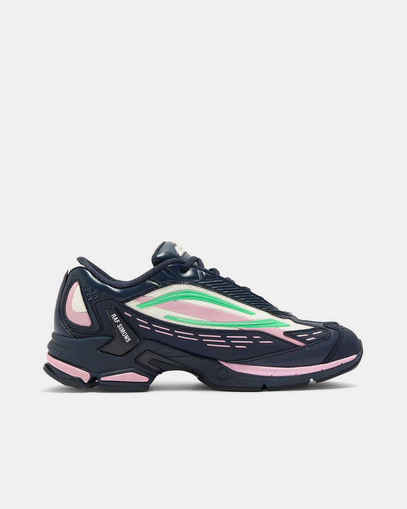 Raf Simons Ultrasceptre Dark Blue / Pink / Mint Low Top Sneakers - 1