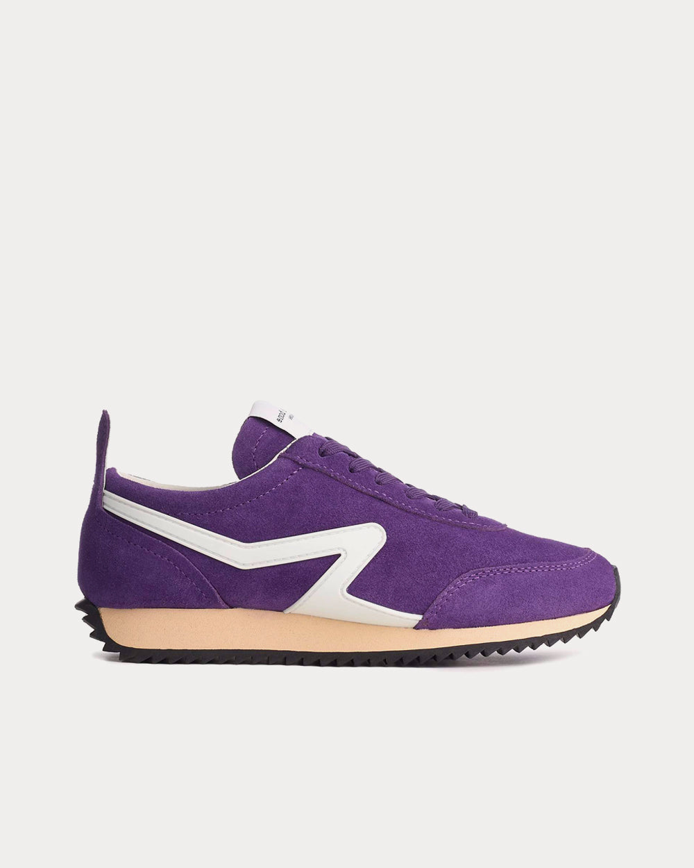 Rag & Bone Retro Runner Suede And Recycled Materials Blue Violet Low Top Sneakers - 1