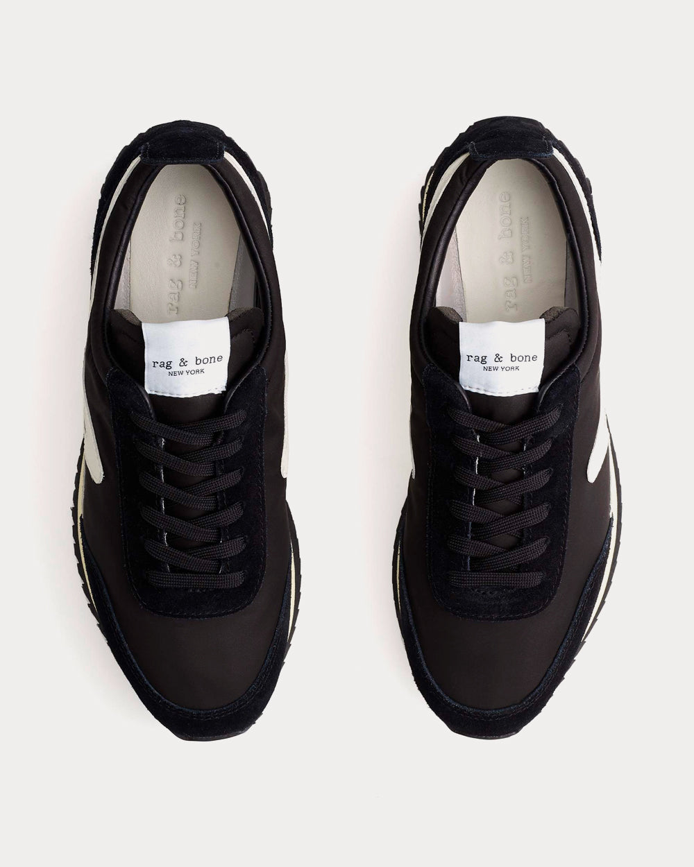 Rag & Bone Retro Runner Black Low Top Sneakers - 2