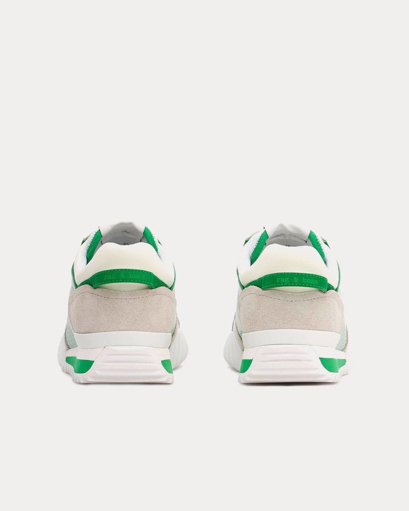 Rag & Bone Retro Runner 2.0 White / Green Low Top Sneakers - 3