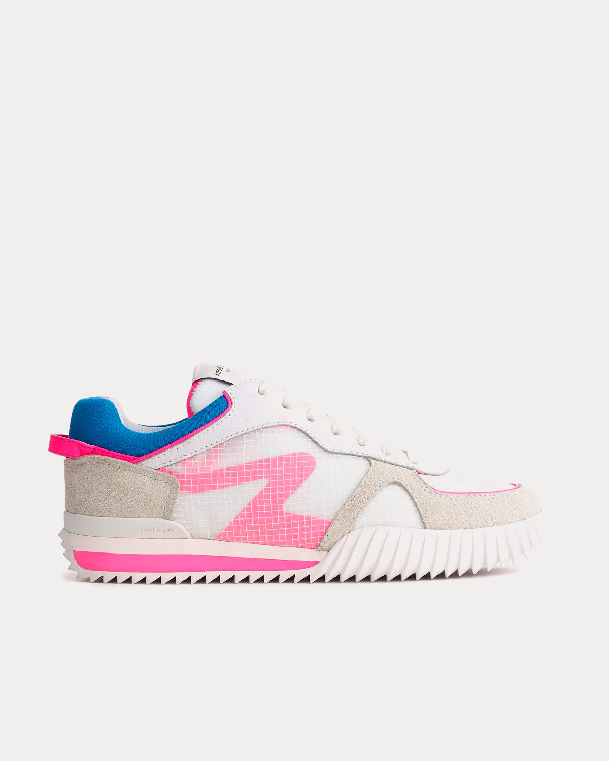 Rag & Bone Retro Runner 2.0 White / Pink / Multi Low Top Sneakers - 1