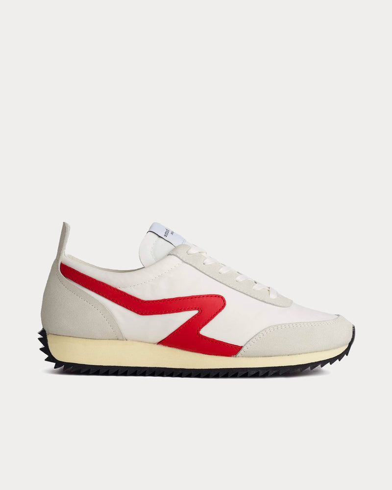 Rag & Bone Retro Runner Off White / Red Low Top Sneakers - 1