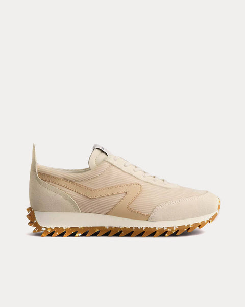 Rag & Bone Retro Runner Corduroy Cream Low Top Sneakers