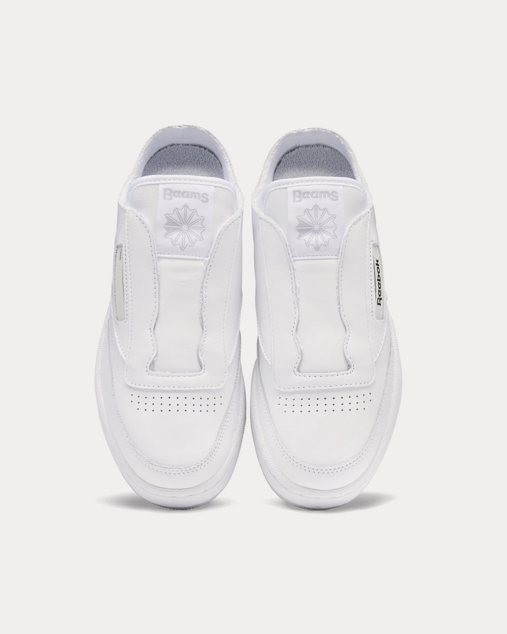 Reebok x Beams Club C Laceless Mule Cloud White / Cloud White 