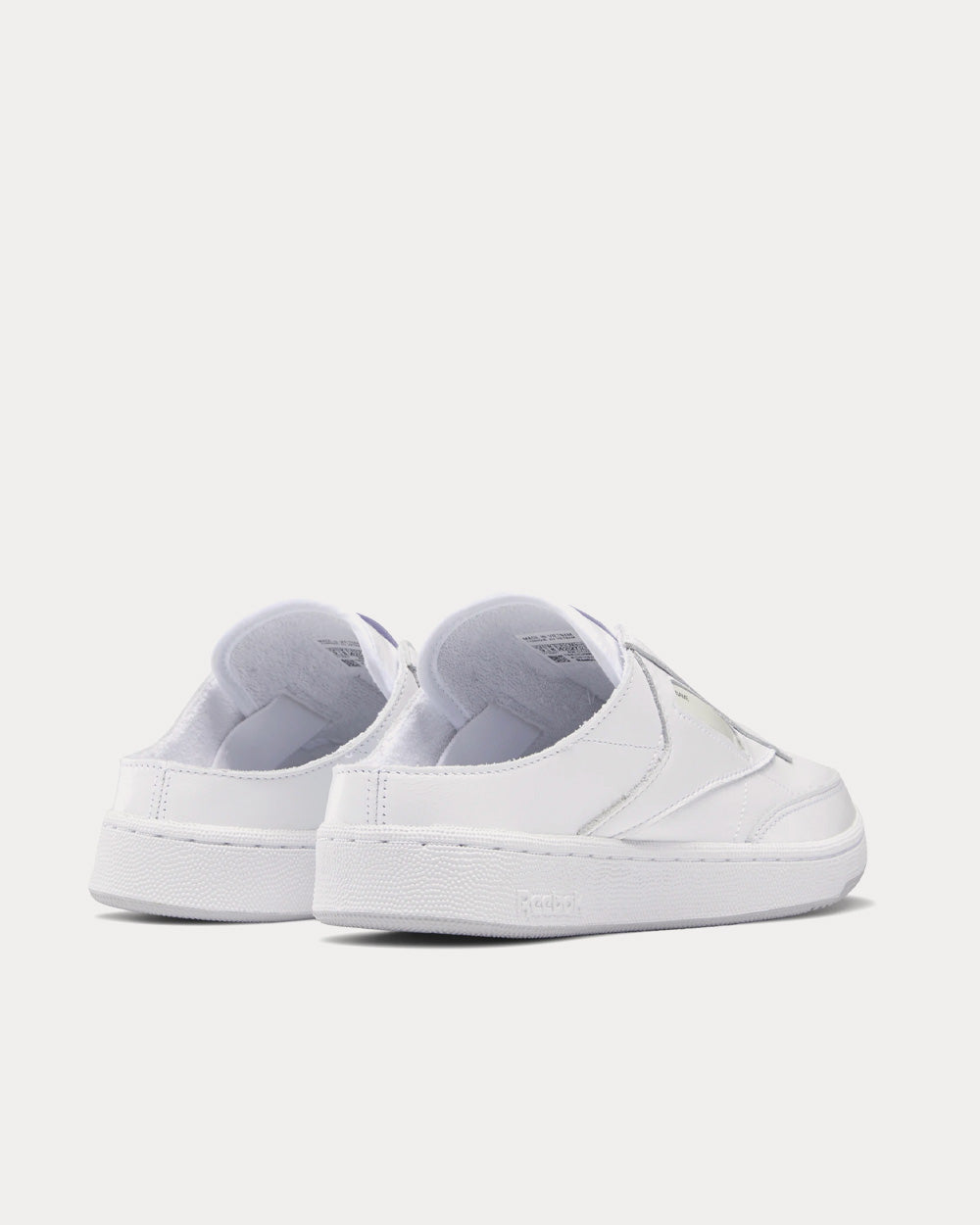 Reebok x Beams Club C Laceless Mule Cloud White / Cloud White 