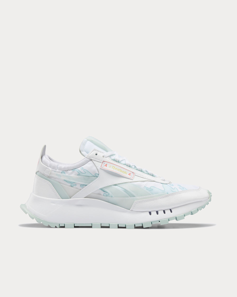 Reebok Classic Leather Legacy White / Chalk Blue Low Top Sneakers - 1