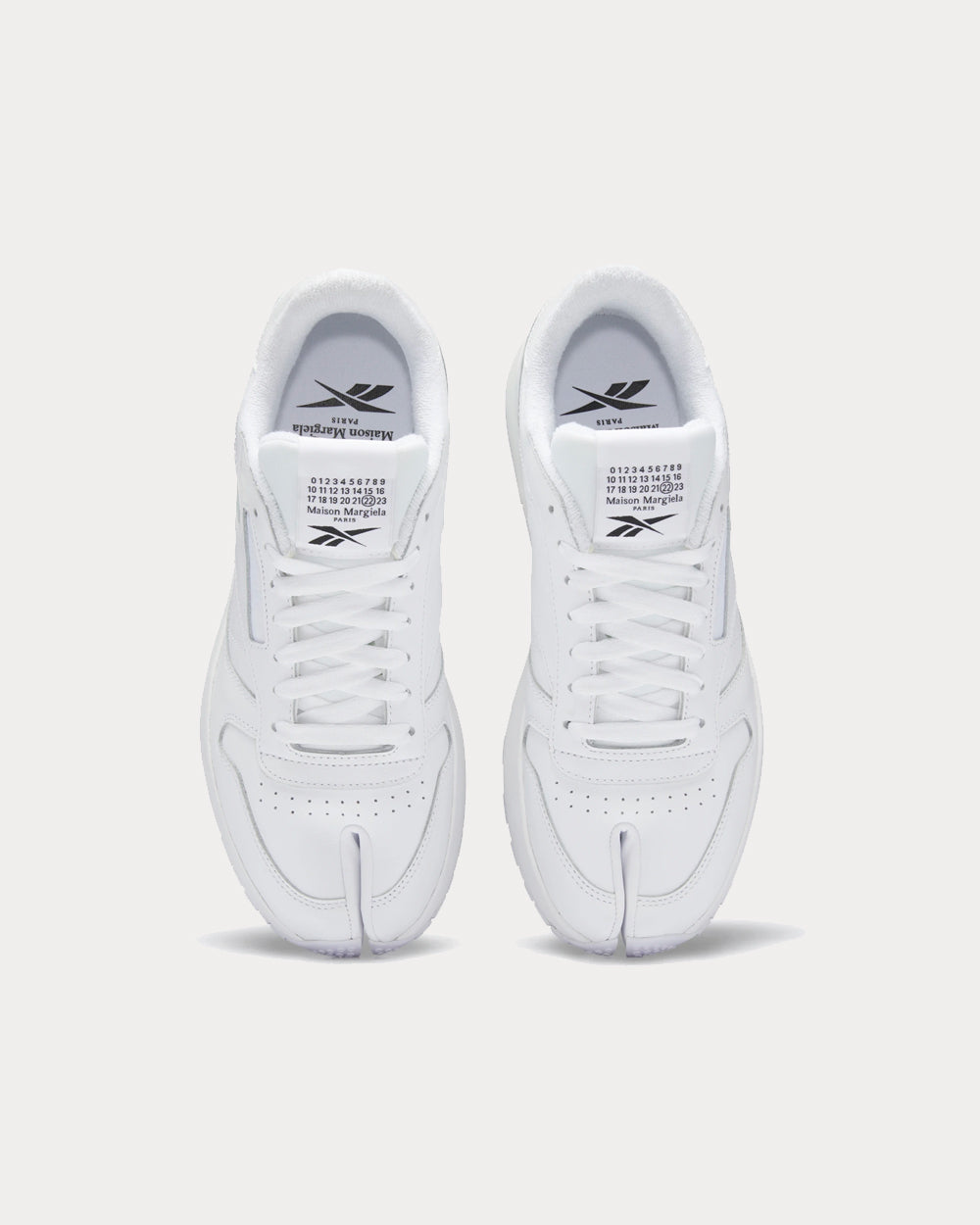 Reebok X Maison Margiela Classic Leather Tabi White Low Top Sneakers - 5