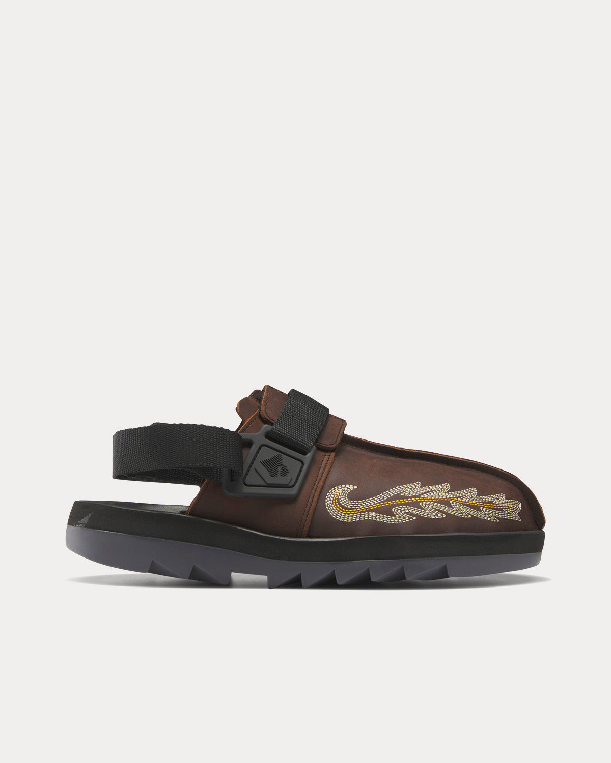 Reebok x Mountain Research Beatnik Brush Brown / Core Black / Pure Grey 7 Slides - 1