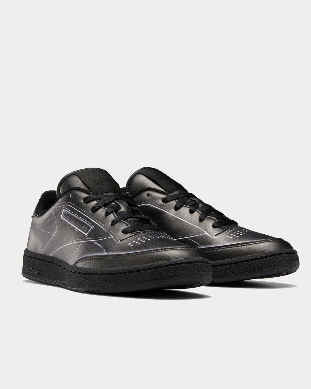 Reebok X Maison Margiela Project 0 CC TL Black Low Top Sneakers - 2