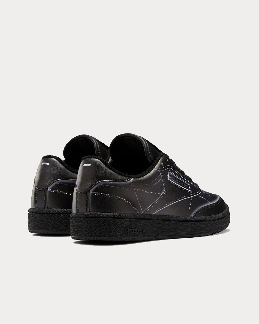 Reebok X Maison Margiela Project 0 CC TL Black Low Top Sneakers - 3