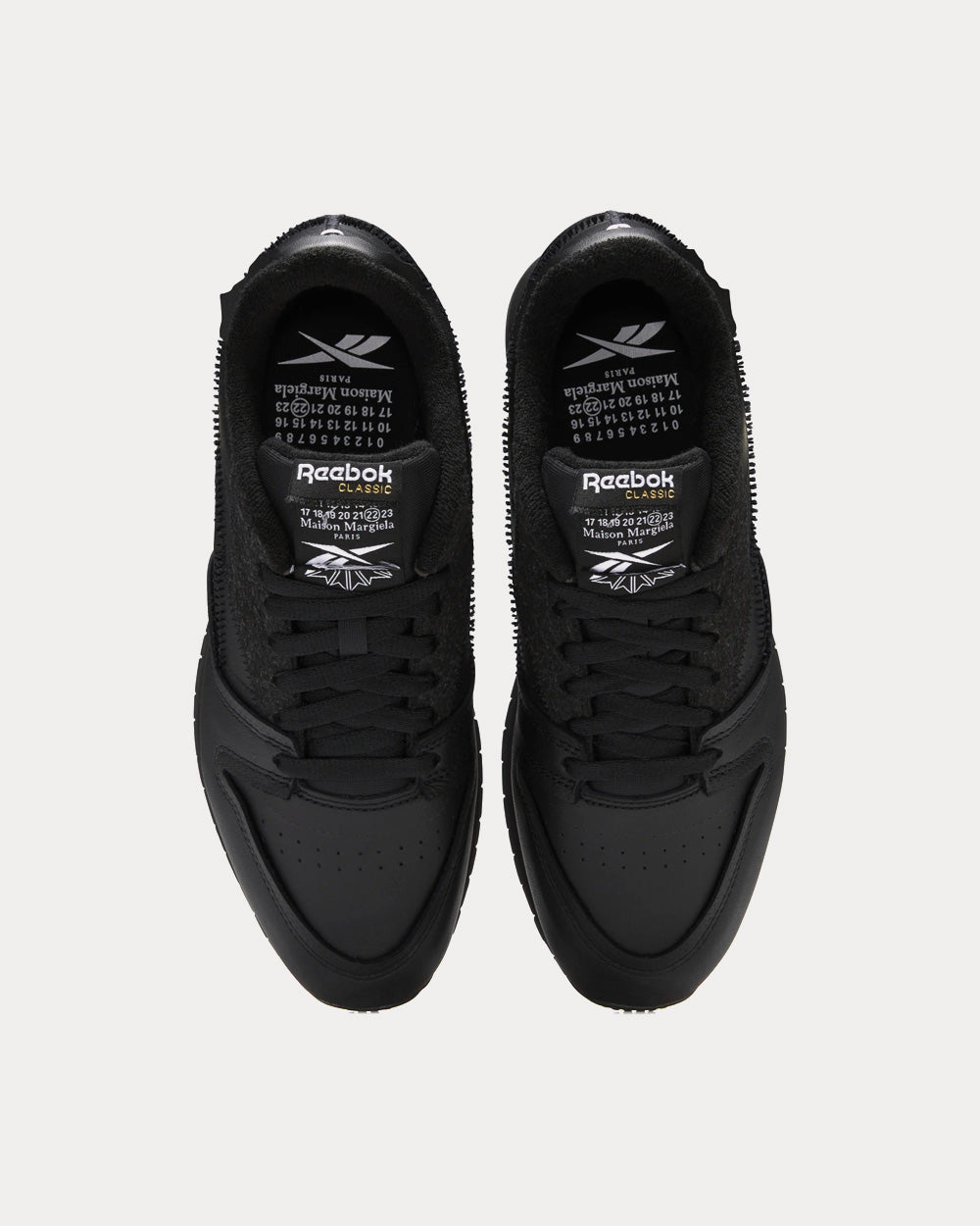 Reebok X Maison Margiela CL Memory Of Shoes Black / Cloud White / Black Low Top Sneakers - 2