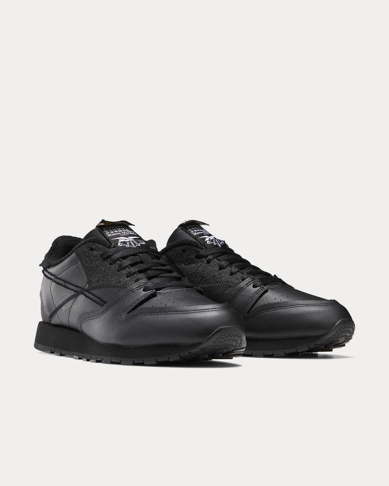 Reebok X Maison Margiela CL Memory Of Shoes Black / Cloud White / Black Low Top Sneakers - 3