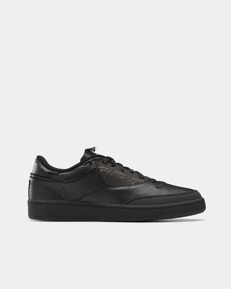 Reebok X Maison Margiela Club C Memory Of Shoes Black / Cloud White / Black Low Top Sneakers - 1