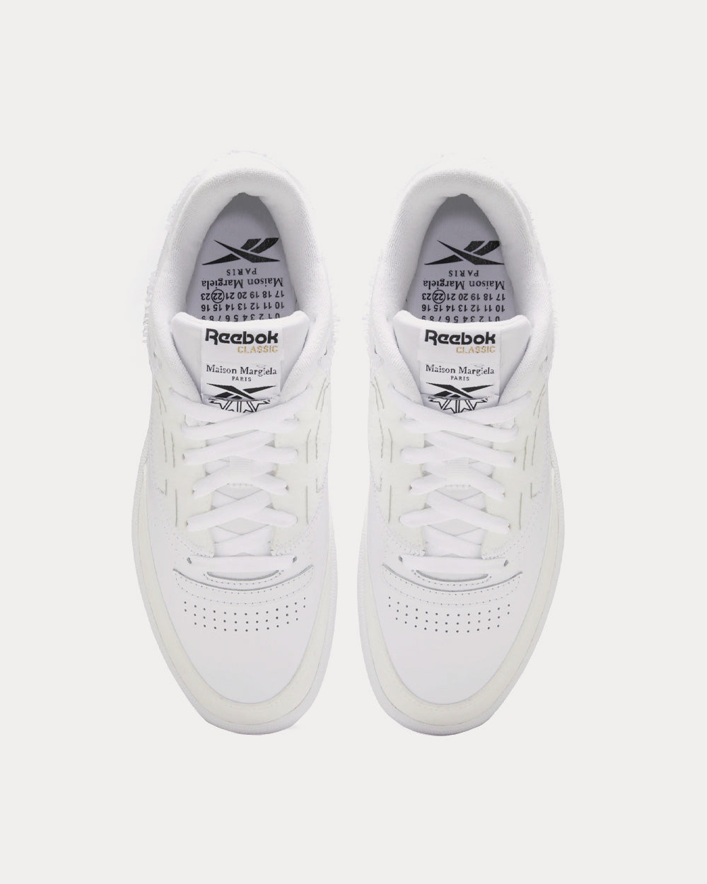 Reebok X Maison Margiela Club C Memory Of Shoes Cloud White / Black / Cloud White Low Top Sneakers - 2