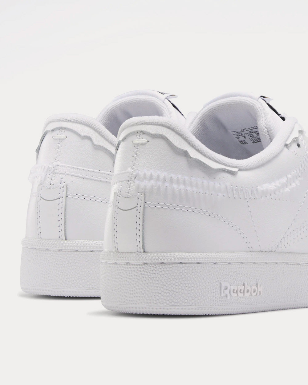 Reebok X Maison Margiela Club C Memory Of Shoes Cloud White / Black / Cloud White Low Top Sneakers - 4