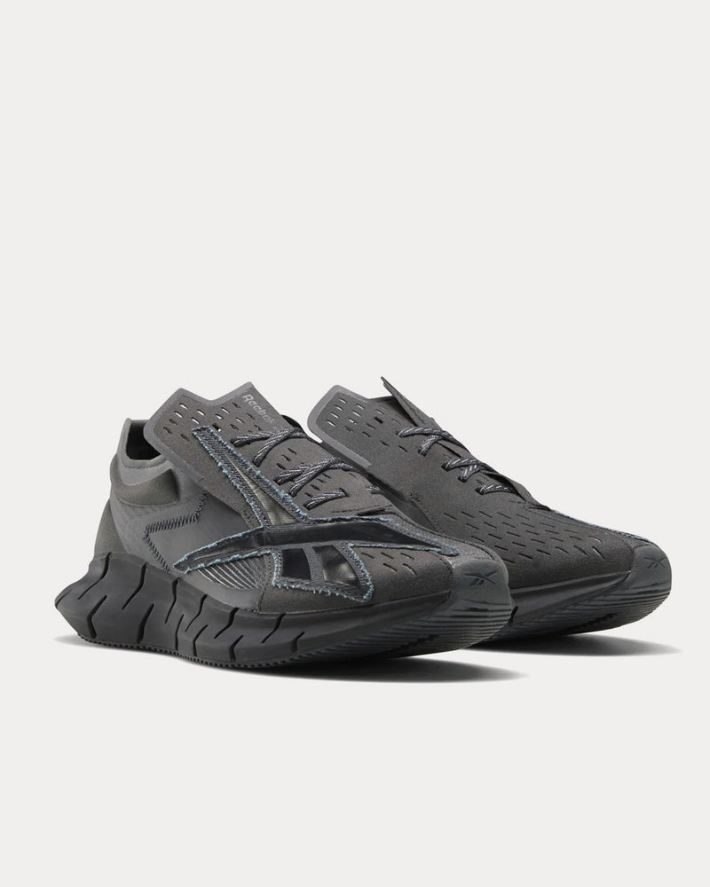 Reebok X Maison Margiela Zig 3D Storm Memory Of Shoes Black / Cold Grey 7 / Cloud White Low Top Sneakers - 3