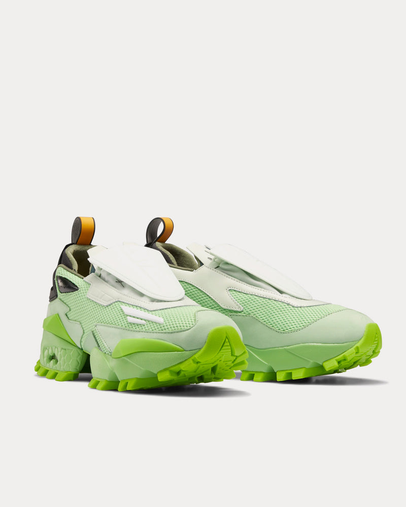 Reebok x Pyer Moss Experiment 4 Fury Trail Celadon / Sushi Green / Storm Glow Low Top Sneakers - 2