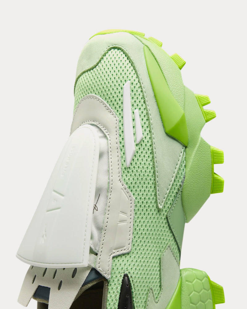 Reebok x Pyer Moss Experiment 4 Fury Trail Celadon / Sushi Green / Storm Glow Low Top Sneakers - 4