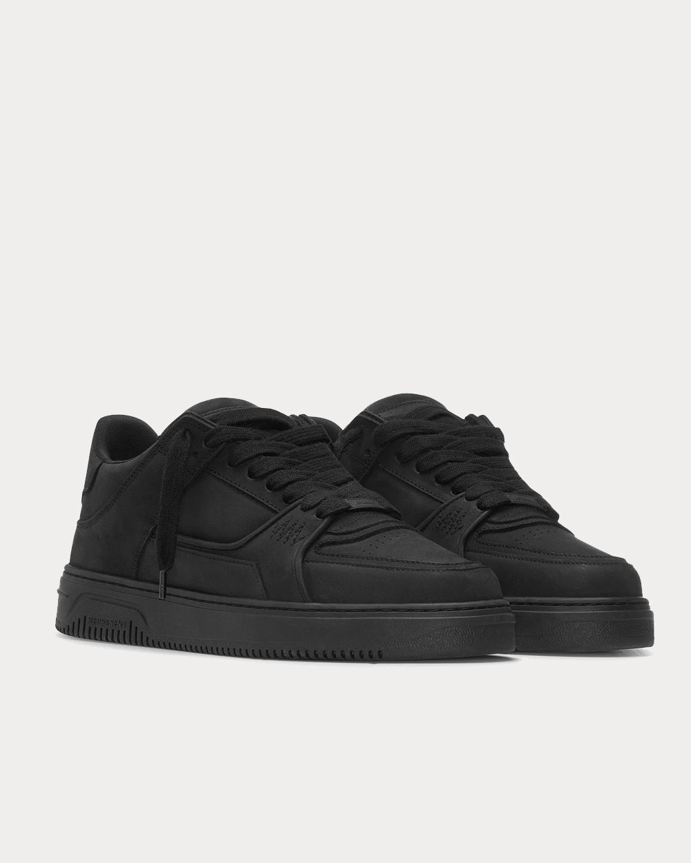 Represent Apex Black Low Top Sneakers - 2