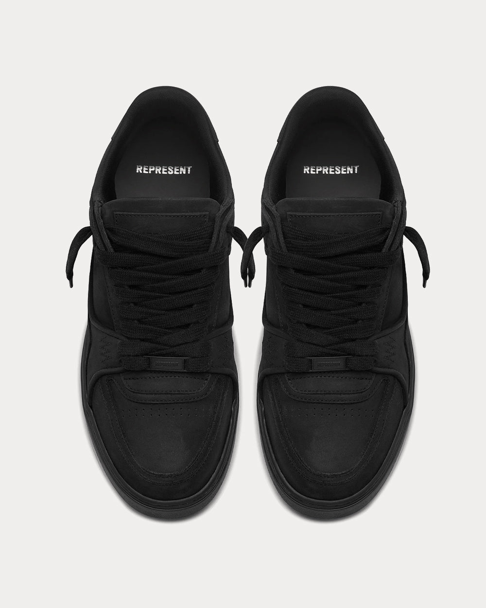 Represent Apex Black Low Top Sneakers - 3