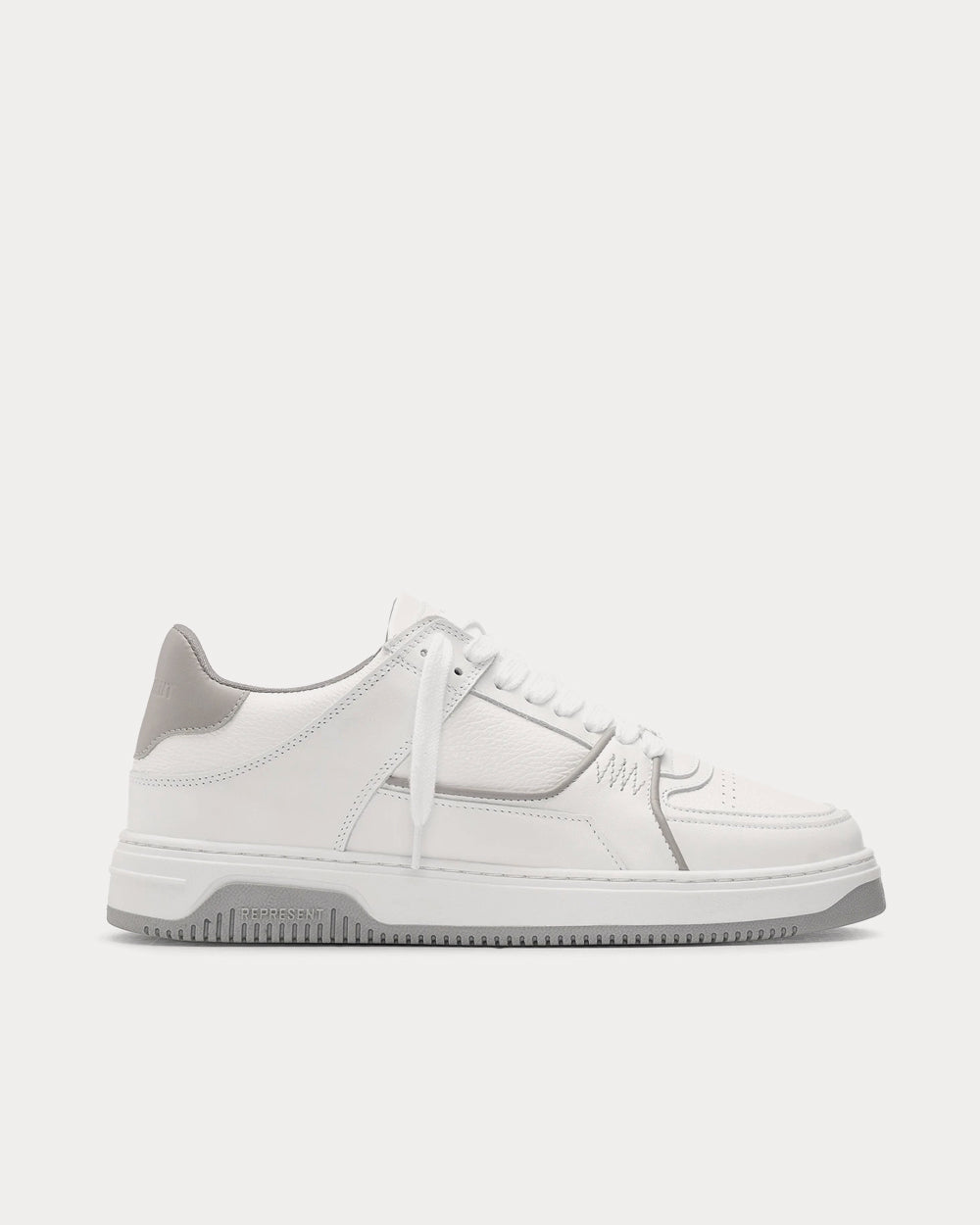 Represent Apex White / Grey Low Top Sneakers - 1