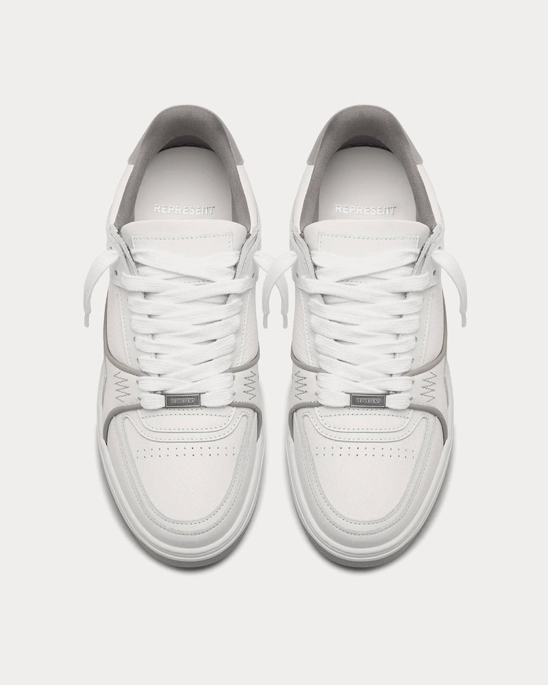 Represent Apex White / Grey Low Top Sneakers - 3