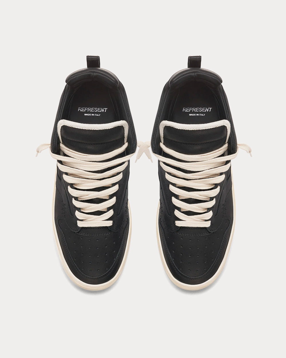 Represent Reptor Black High Top Sneakers - 3