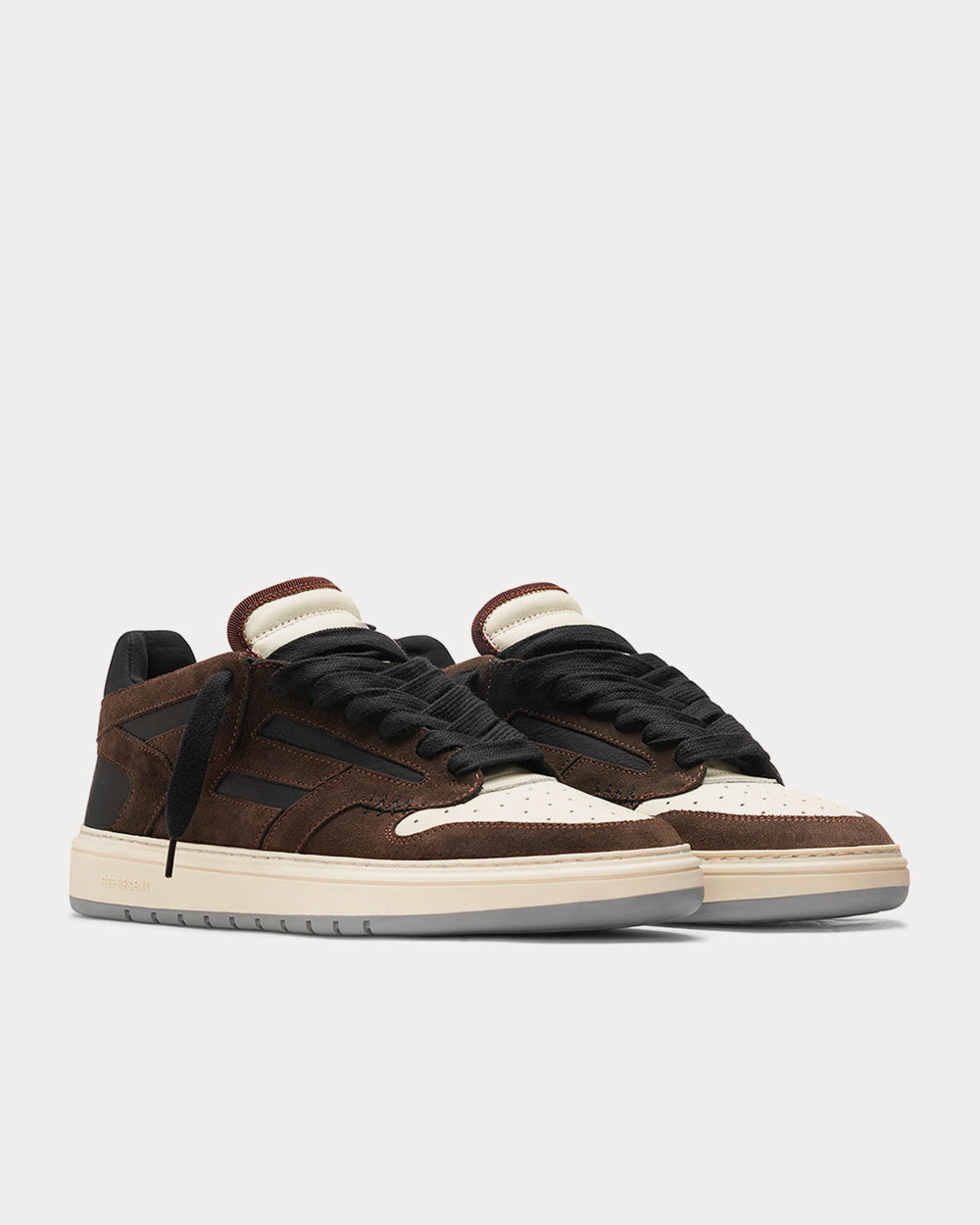 Represent Reptor Low Brown Low Top Sneakers - 2