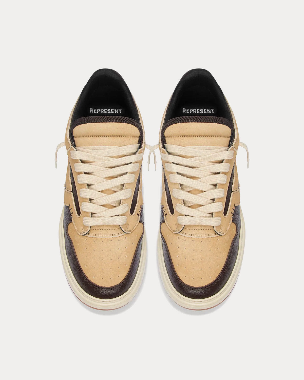 Represent Reptor Low Coffee / Wheat Low Top Sneakers - 2