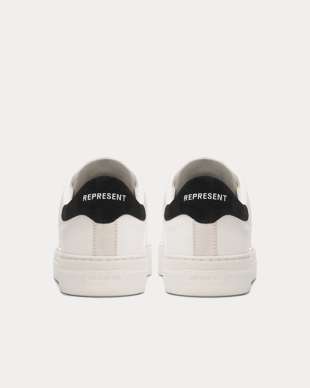 Represent The Core Flat White Low Top Sneakers - 4